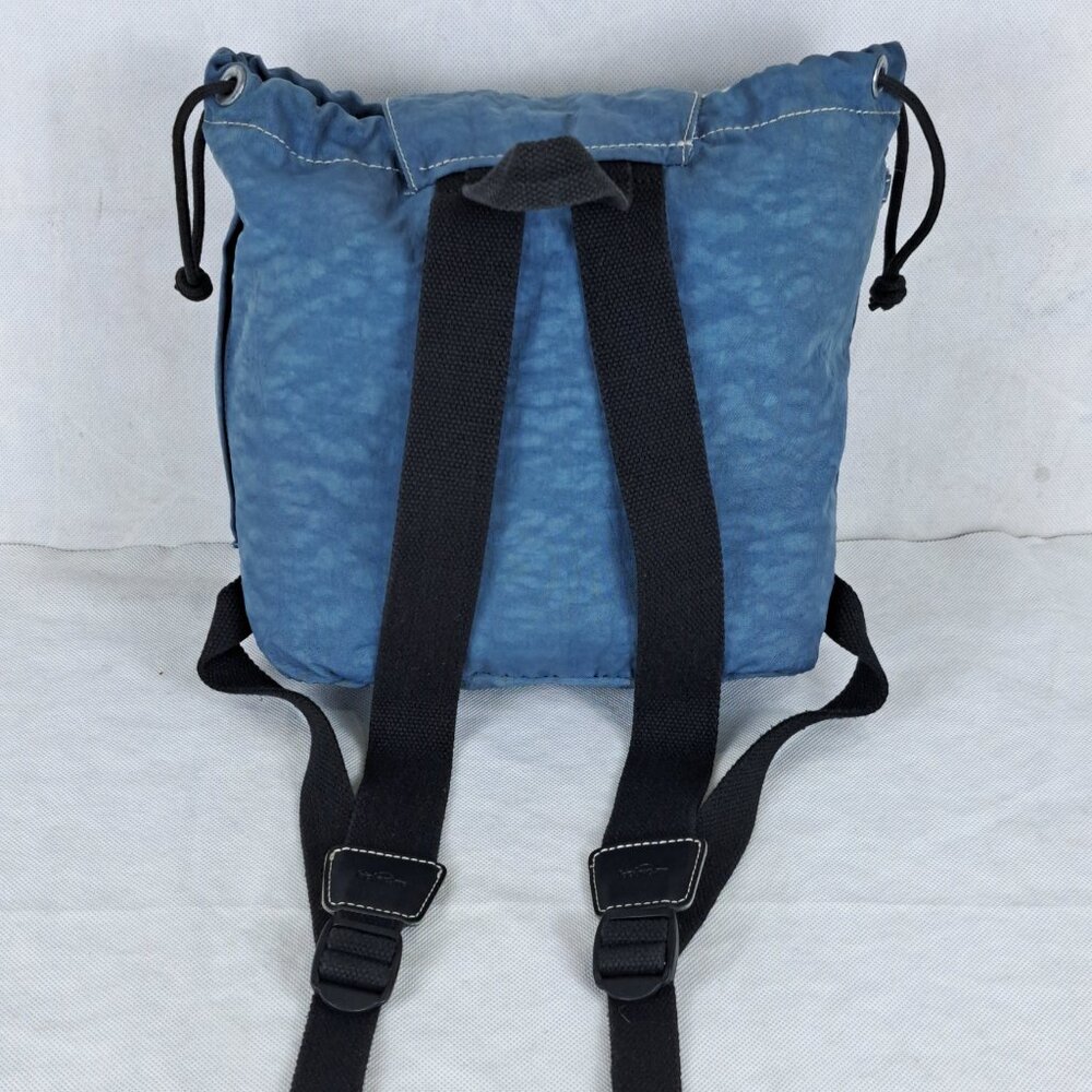 Kipling Rare Vintage Backpack Rucksack Blue bag - Authentic - Gently Used - Picture 2 of 15